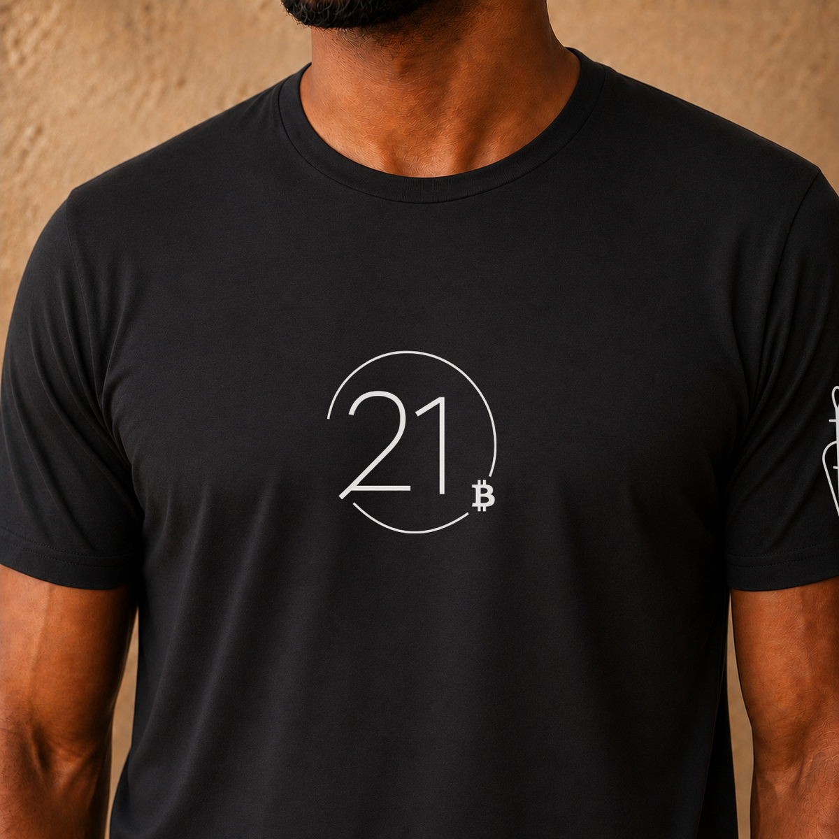 21 Million Bitcoin Logo T-Shirt