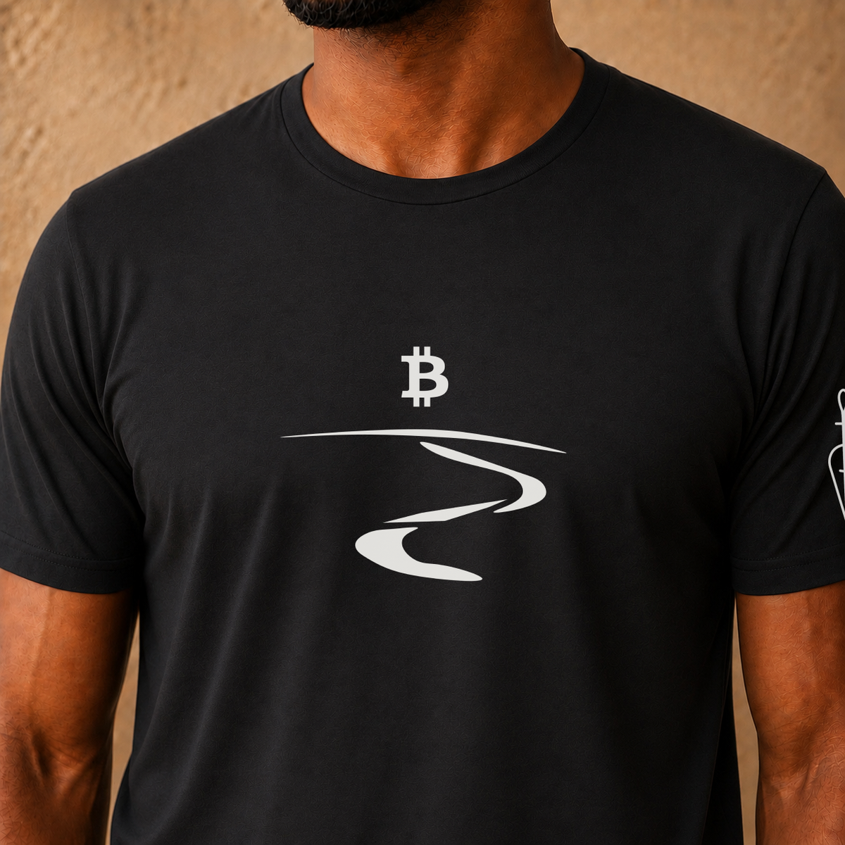 Bitcoin Path Logo T-Shirt