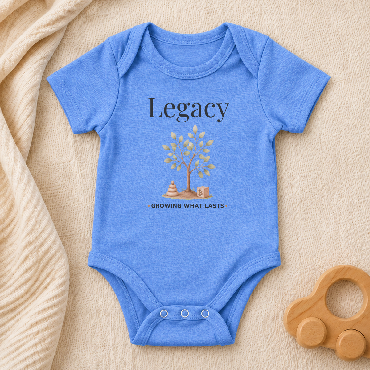 Legacy Bitcoin Baby Bodysuit