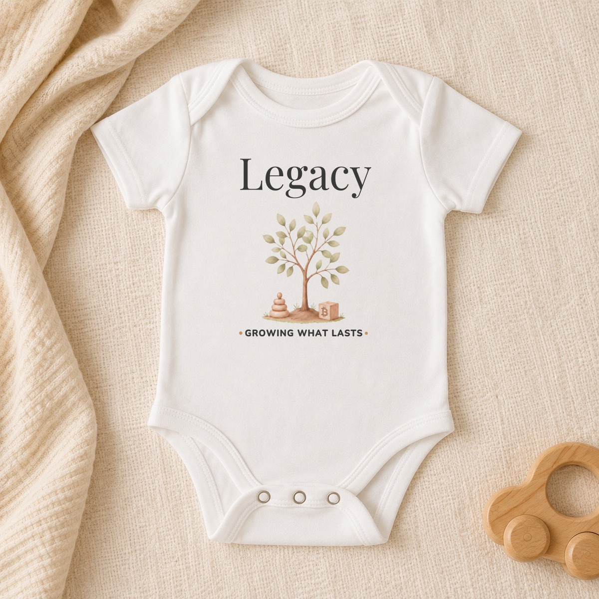 Legacy Bitcoin Baby Bodysuit