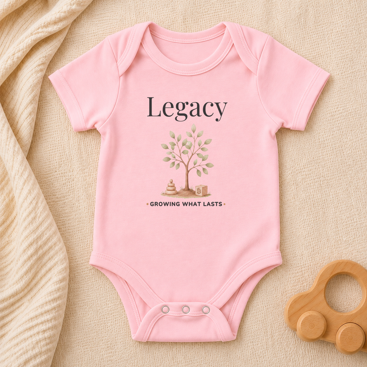 Legacy Bitcoin Baby Bodysuit