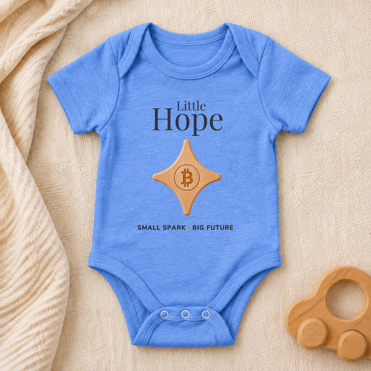 Little Hope Bitcoin Baby Bodysuit