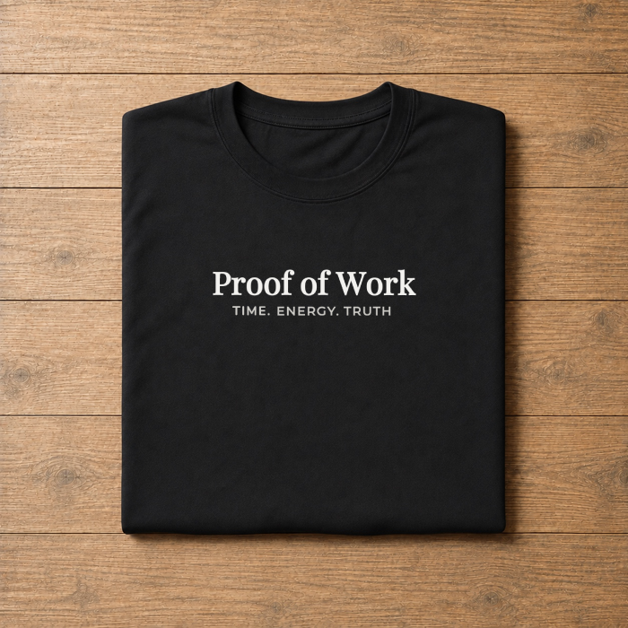 Proof of Work Bitcoin T-Shirt