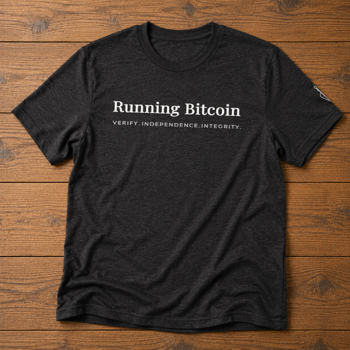 Running Bitcoin T-Shirt
