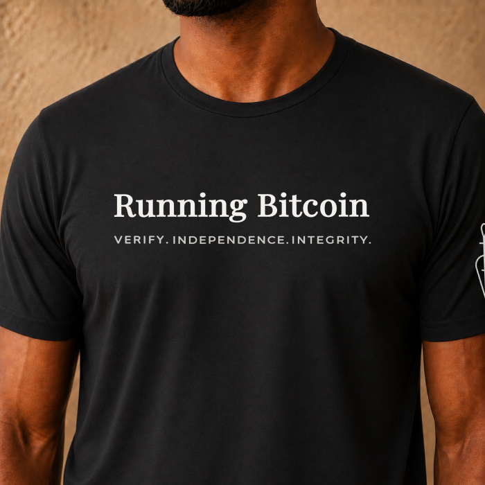 Running Bitcoin T-Shirt