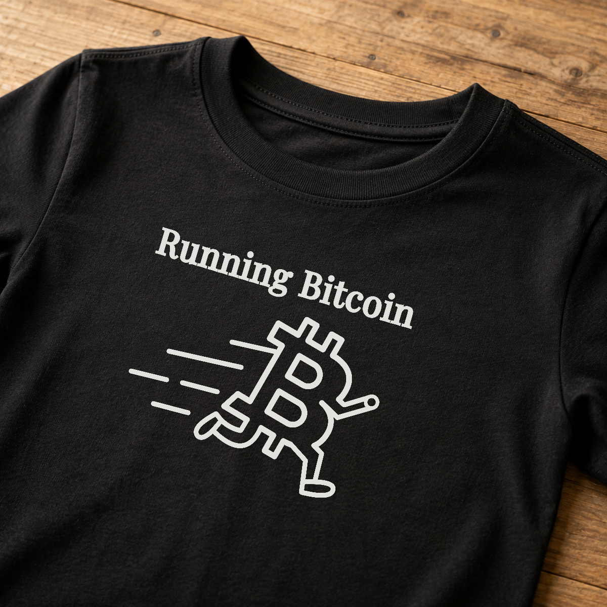 Running Bitcoin Youth & Toddler T-Shirt
