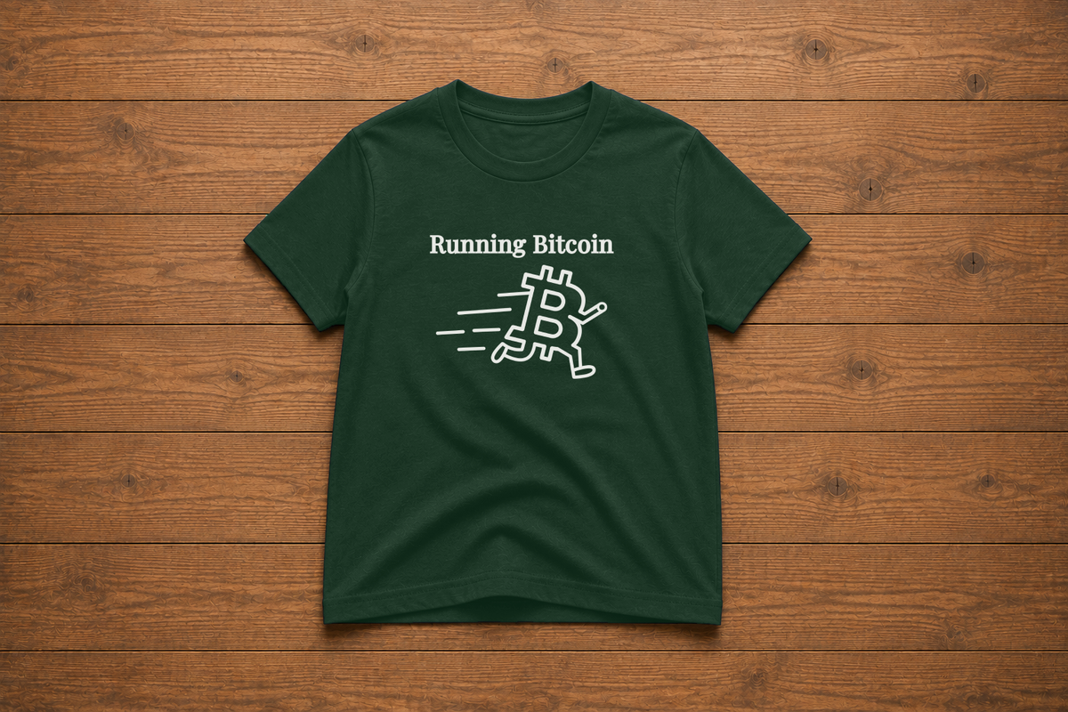 Running Bitcoin Youth & Toddler T-Shirt
