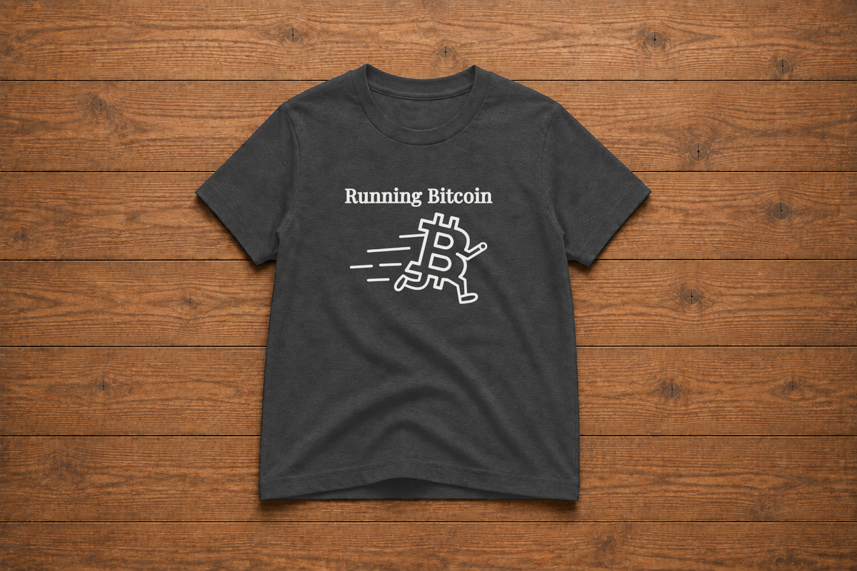 Running Bitcoin Youth & Toddler T-Shirt