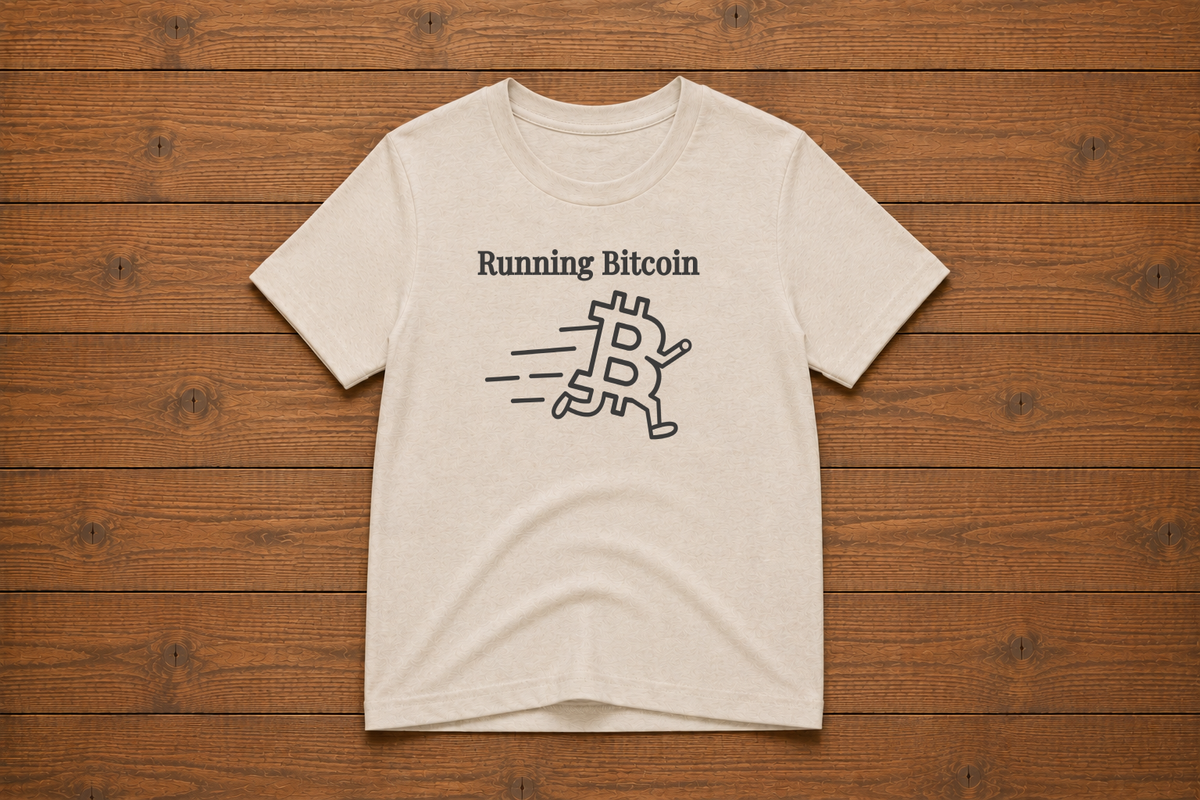 Running Bitcoin Youth & Toddler T-Shirt