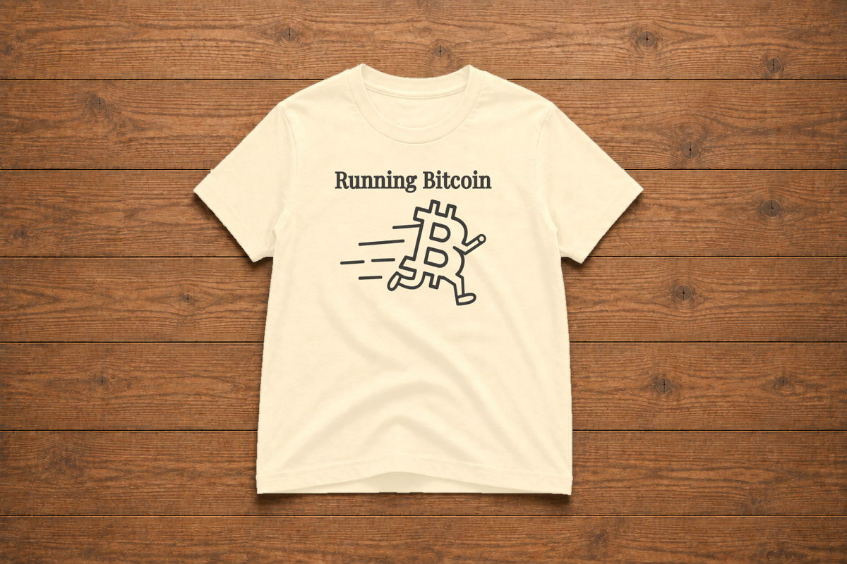 Running Bitcoin Youth & Toddler T-Shirt