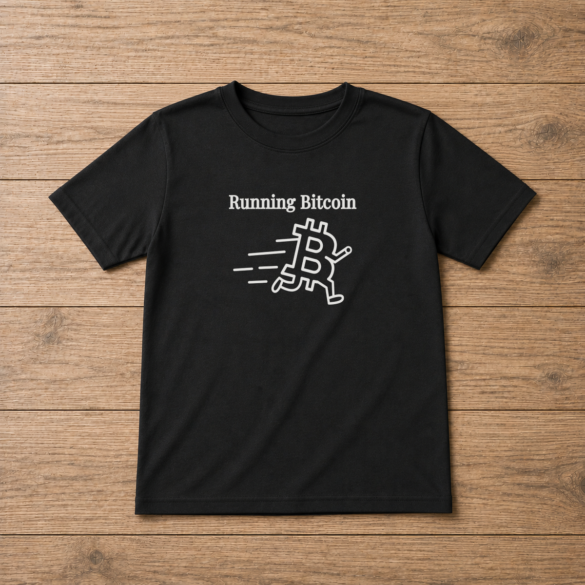 Running Bitcoin Youth & Toddler T-Shirt