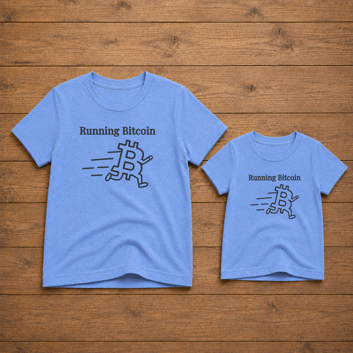 Running Bitcoin Youth & Toddler T-Shirt