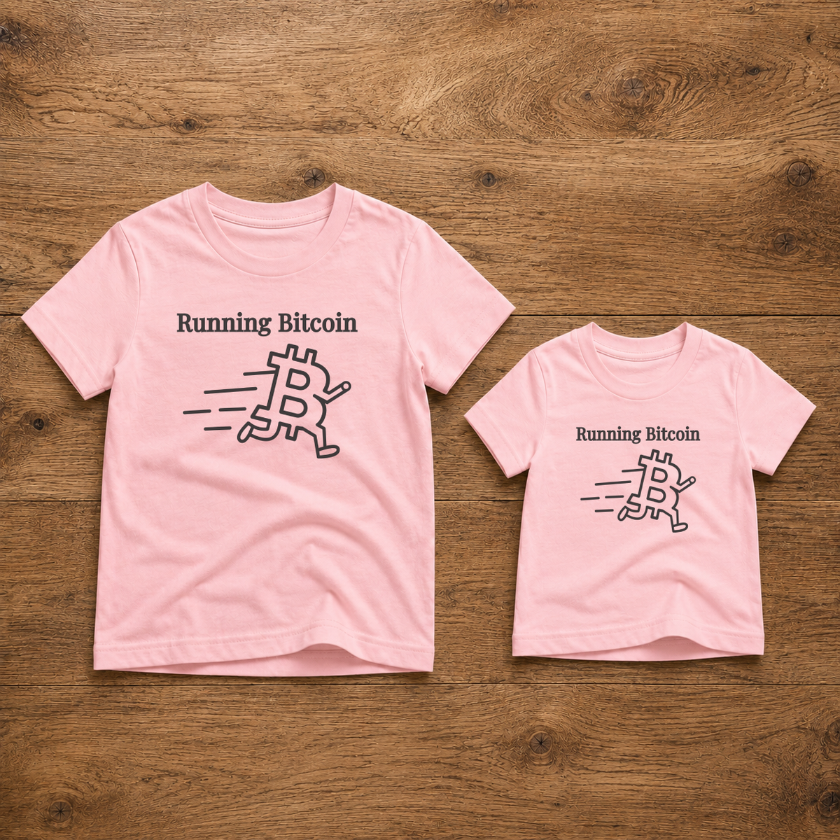 Running Bitcoin Youth & Toddler T-Shirt