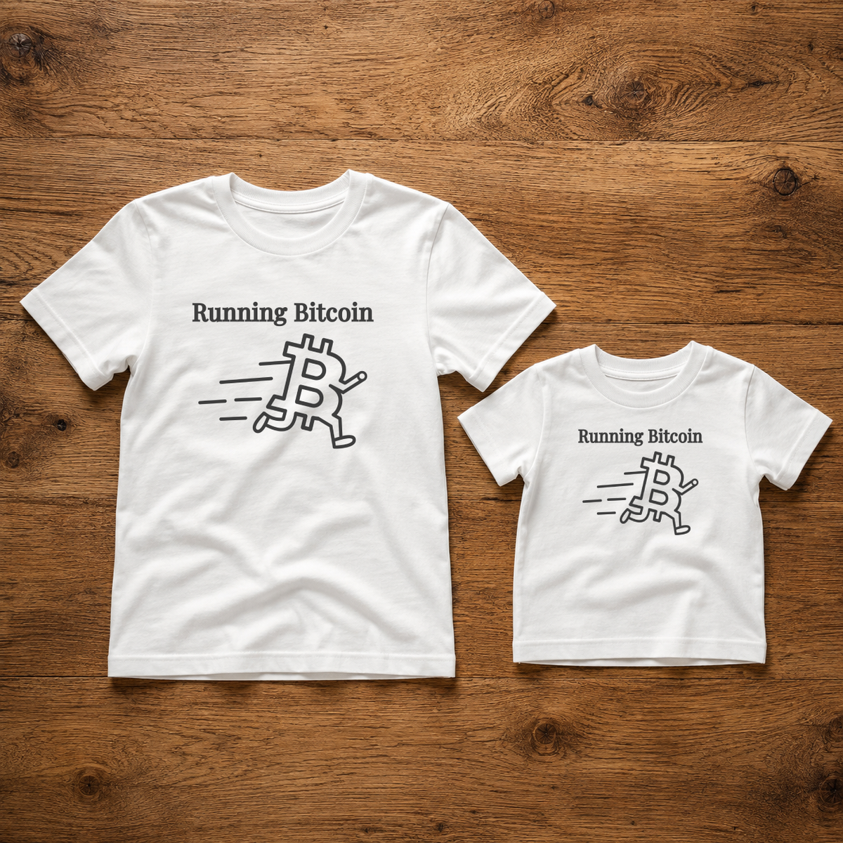 Running Bitcoin Youth & Toddler T-Shirt