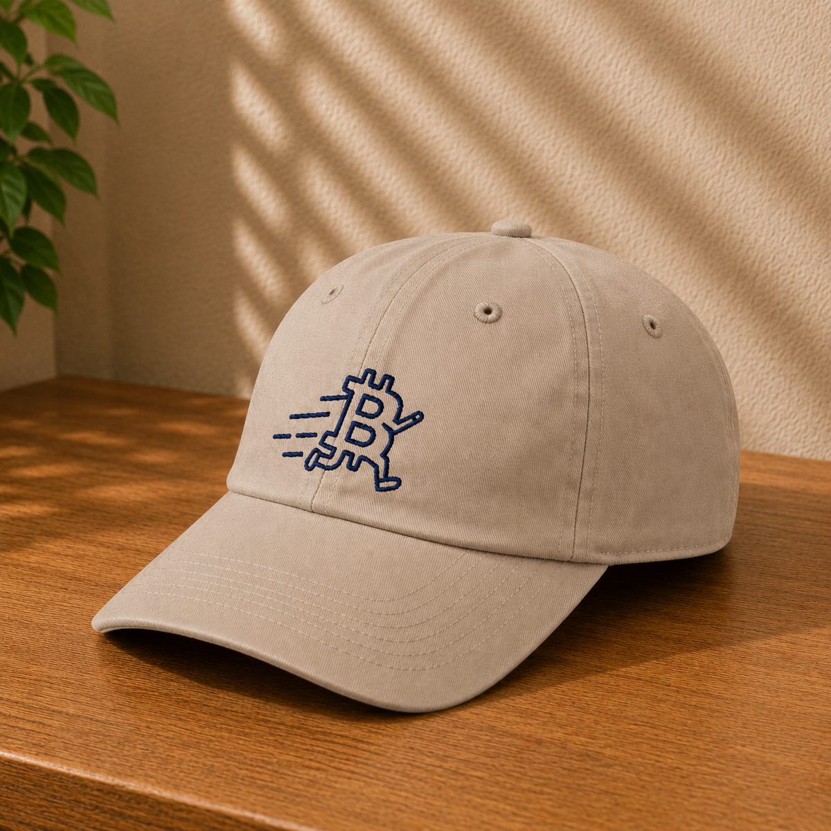 Running Bitcoin Youth Baseball Cap