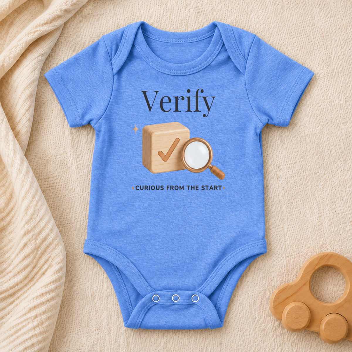 Verify Bitcoin Baby Bodysuit