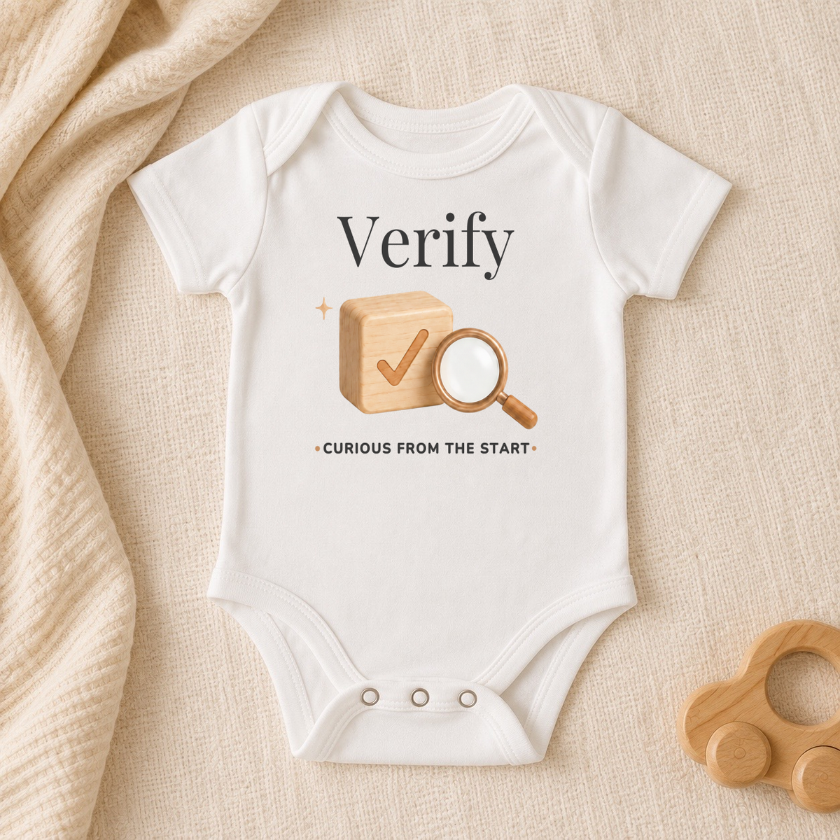 Verify Bitcoin Baby Bodysuit