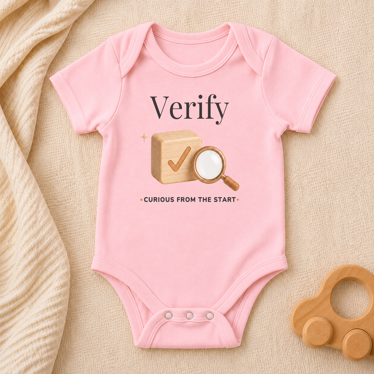 Verify Bitcoin Baby Bodysuit