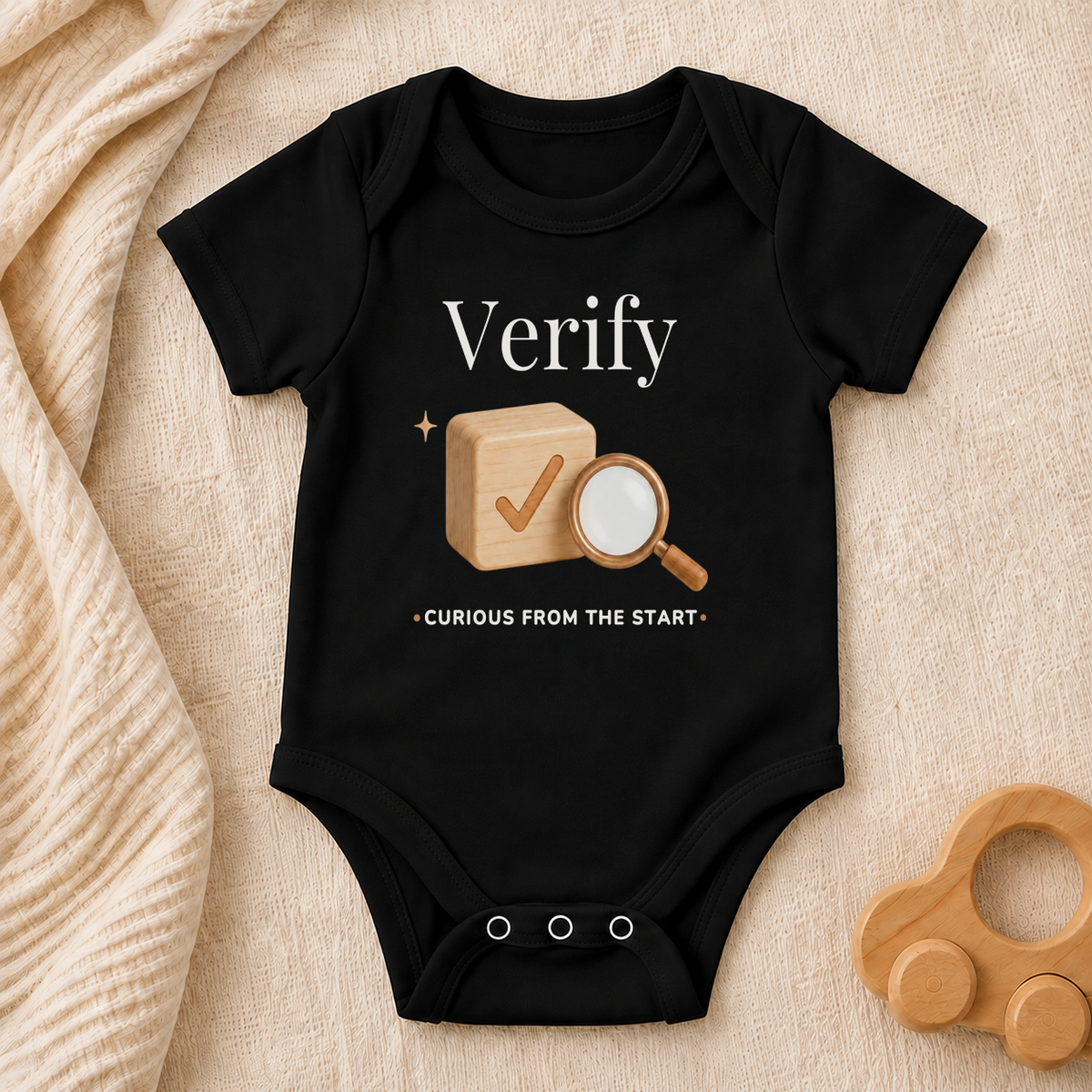 Verify Bitcoin Baby Bodysuit