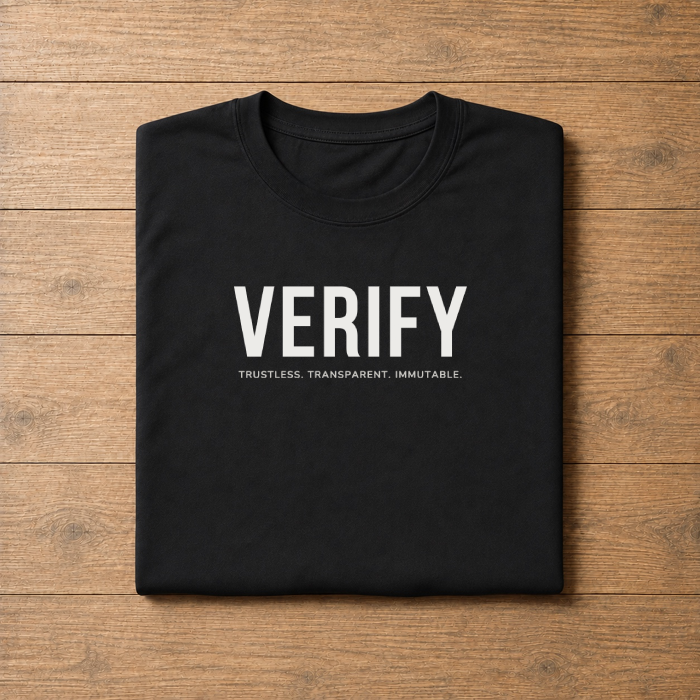 Verify Bitcoin T-Shirt