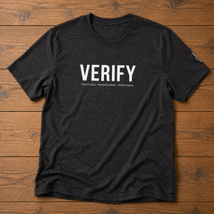 Verify Bitcoin T-Shirt