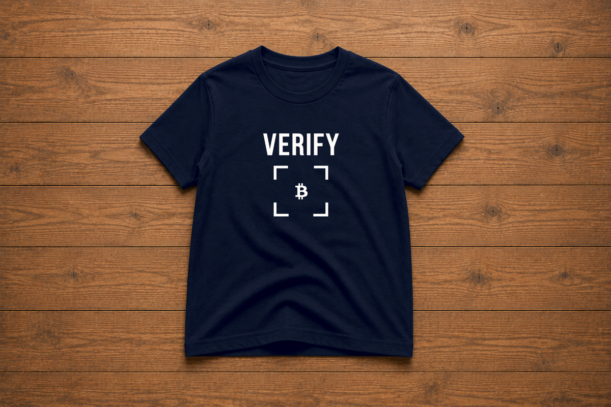 Verify Bitcoin Youth & Toddler T-Shirt