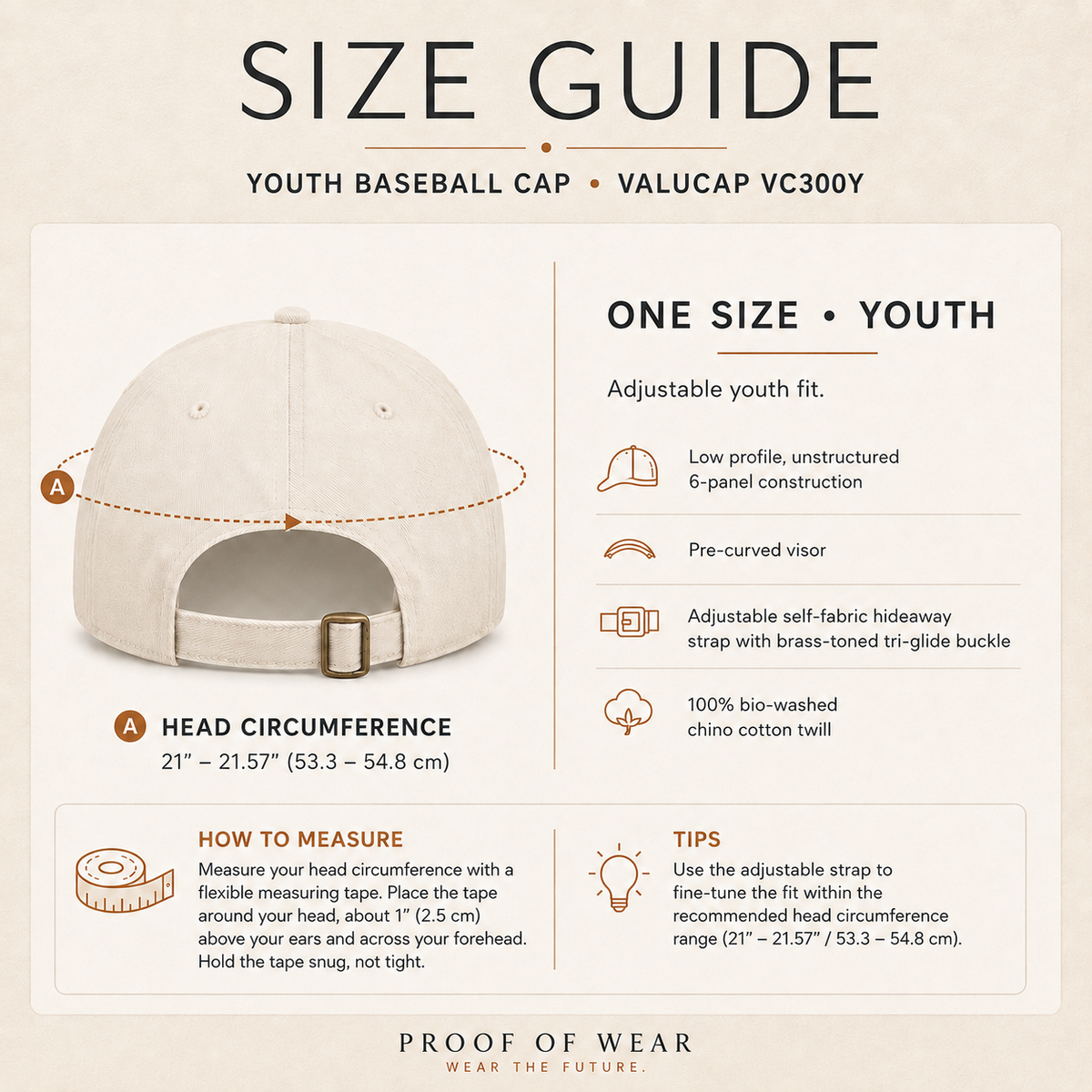 Signature Stitch Bitcoin Youth Baseball Cap